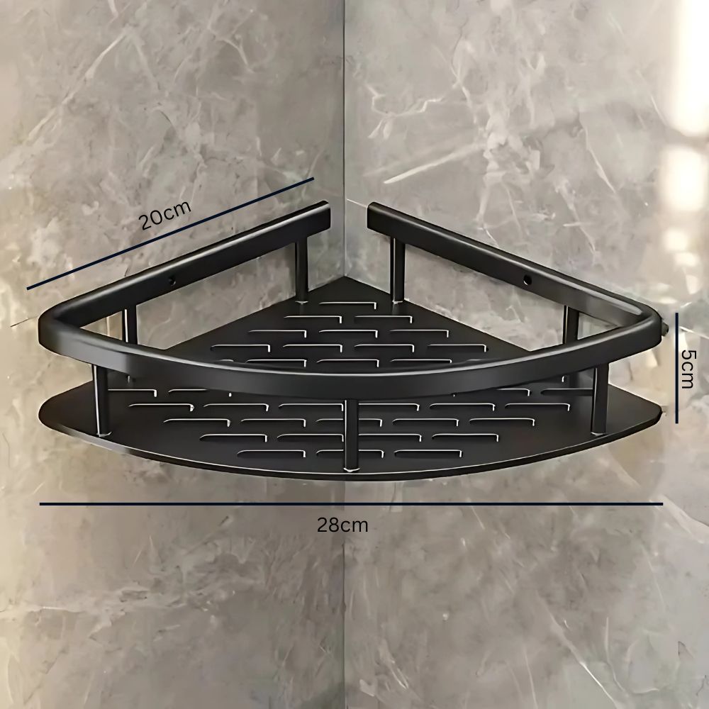 Wearclo | Corner Shower Shelf with Adhesive Mount