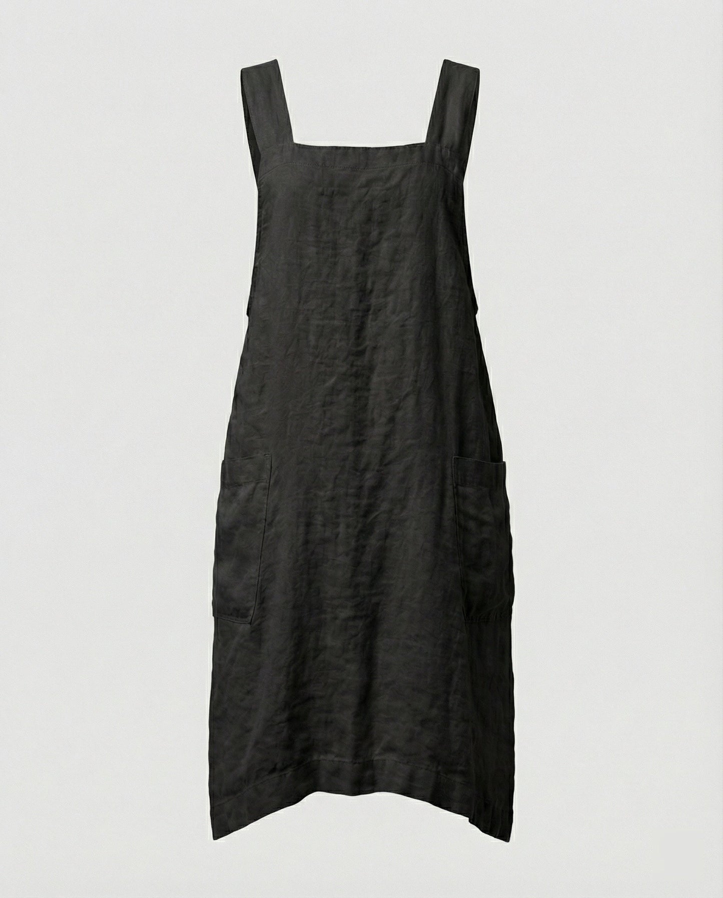Wearclo | Cotton Apron Dress with Pockets