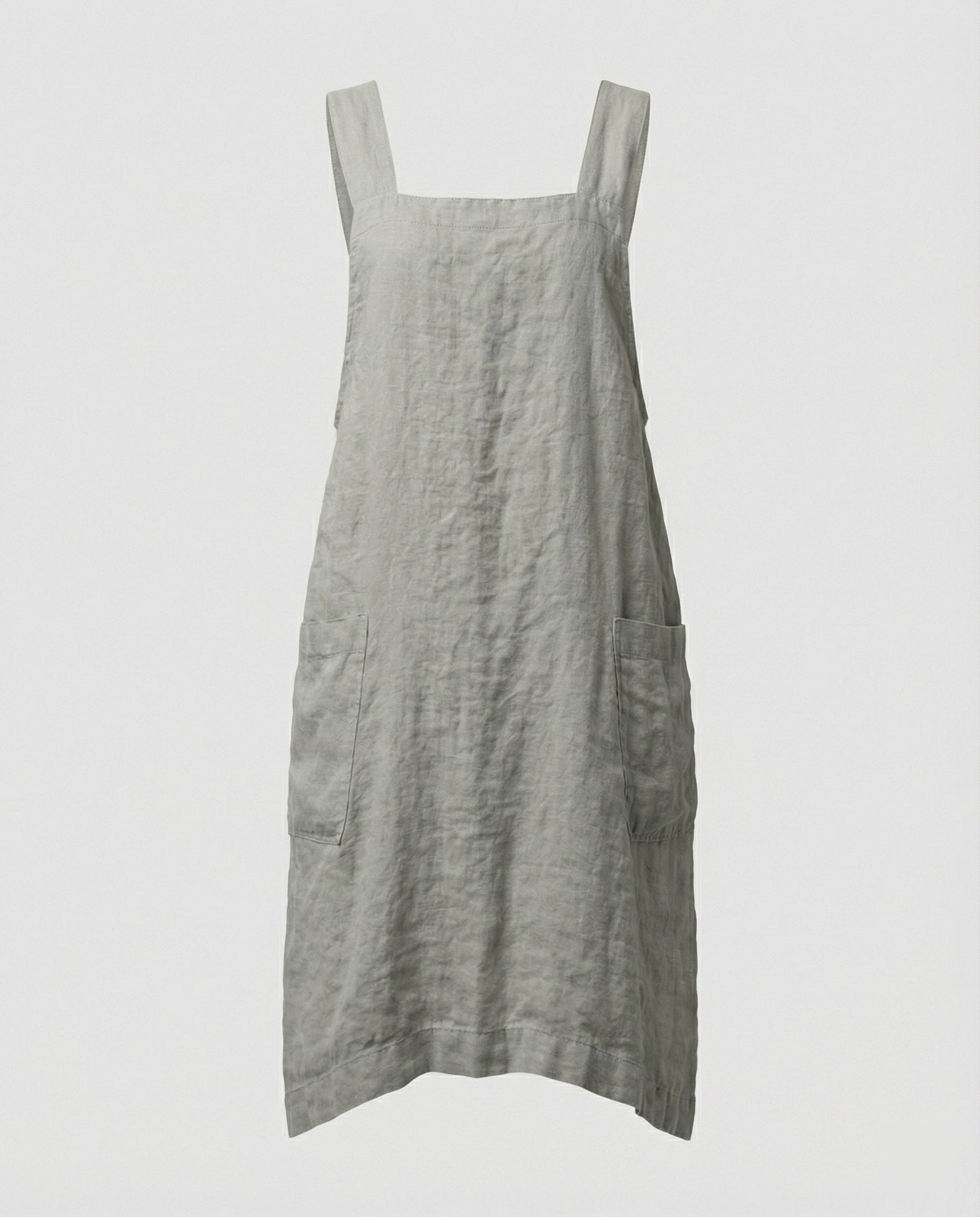 Wearclo | Cotton Apron Dress with Pockets