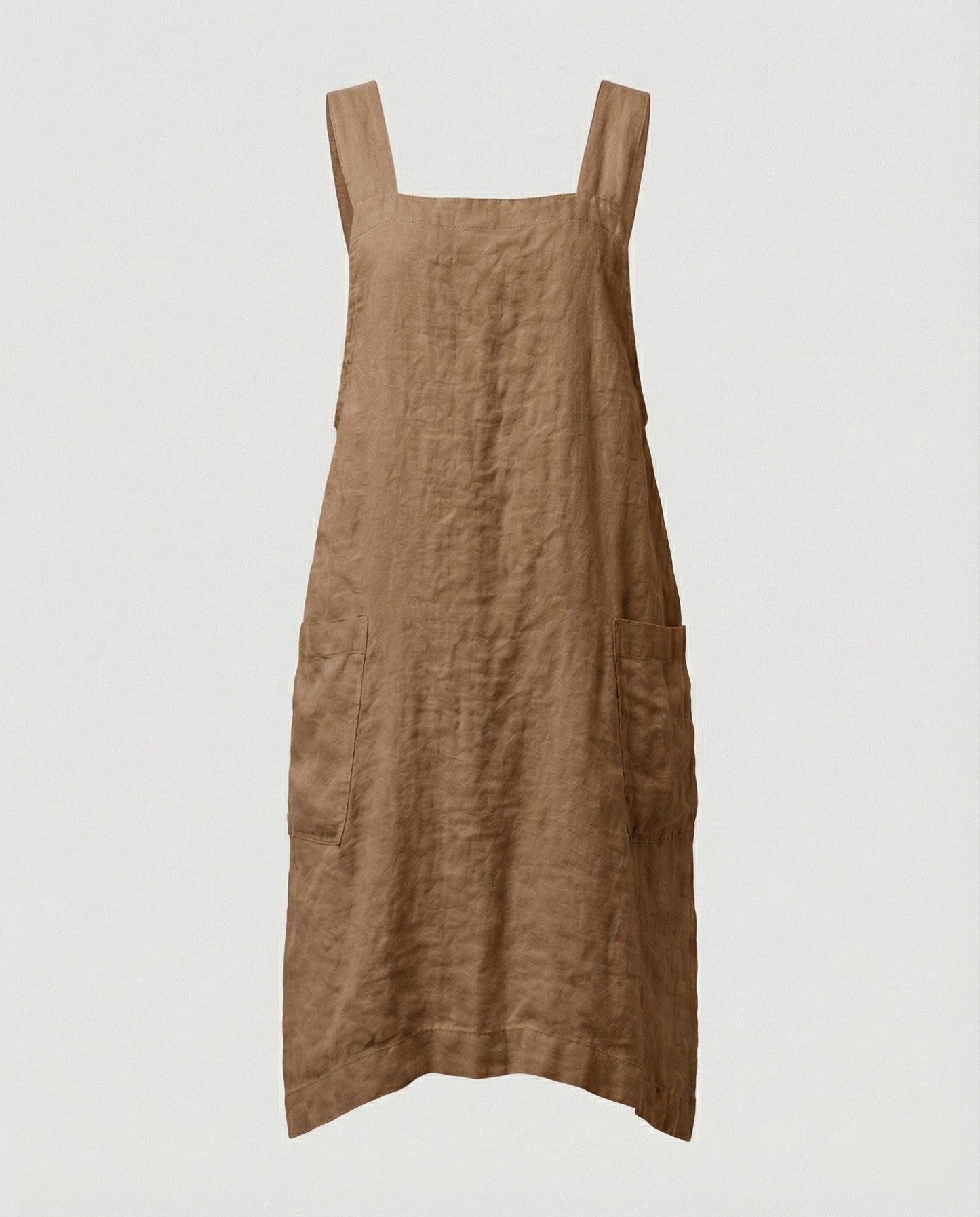 Wearclo | Cotton Apron Dress with Pockets