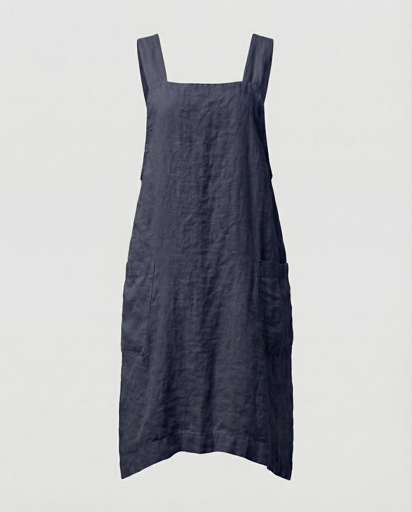 Wearclo | Cotton Apron Dress with Pockets