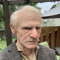 Wearclo | Lifelike Elderly Gentleman Halloween Mask for Adults
