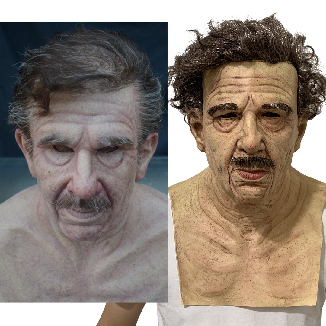 Wearclo | Creepy Old Man Mask – Realistic Latex Halloween Mask for Adults