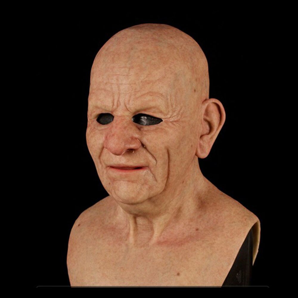 Wearclo | Creepy Old Man Mask – Realistic Latex Halloween Mask for Adults