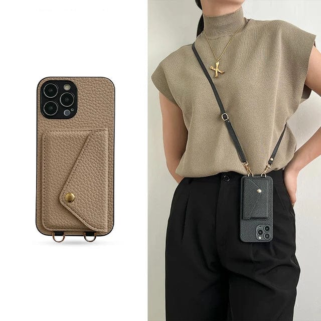 Wearclo | Crossbody Phone Case with Card Slot & Key Clip