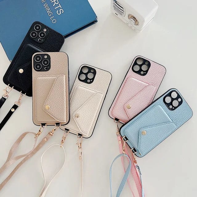 Wearclo | Crossbody Phone Case with Card Slot & Key Clip