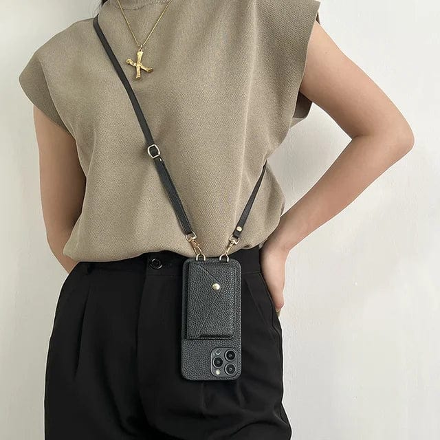Wearclo | Crossbody Phone Case with Card Slot & Key Clip
