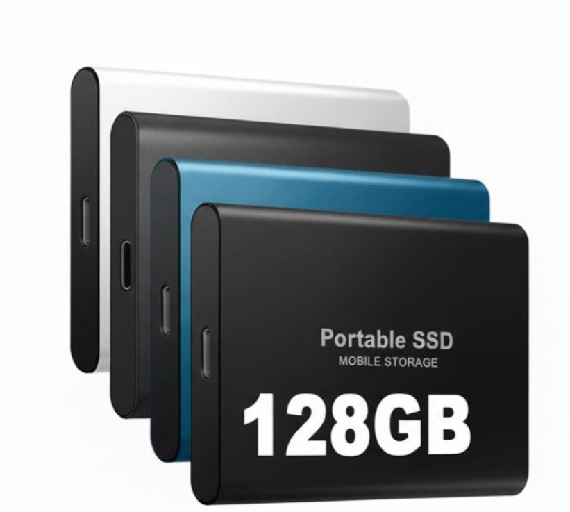 Wearclo | DataSprint External SSD 128GB – Fast USB-C storage up to 1050 MB/s