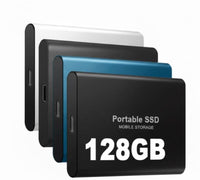 Wearclo | 128GB Portable SSD - USB-C Interface, Up to 1050 MB/s Speeds