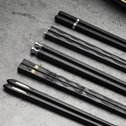 Wearclo | DineLux – Luxurious Chopstick Set with Refined Designs (5 Pairs)