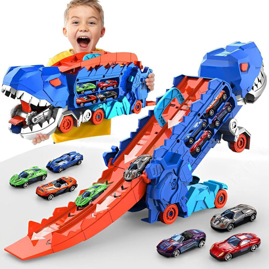 Wearclo | Dinosaur Truck Toy Set Racing Track