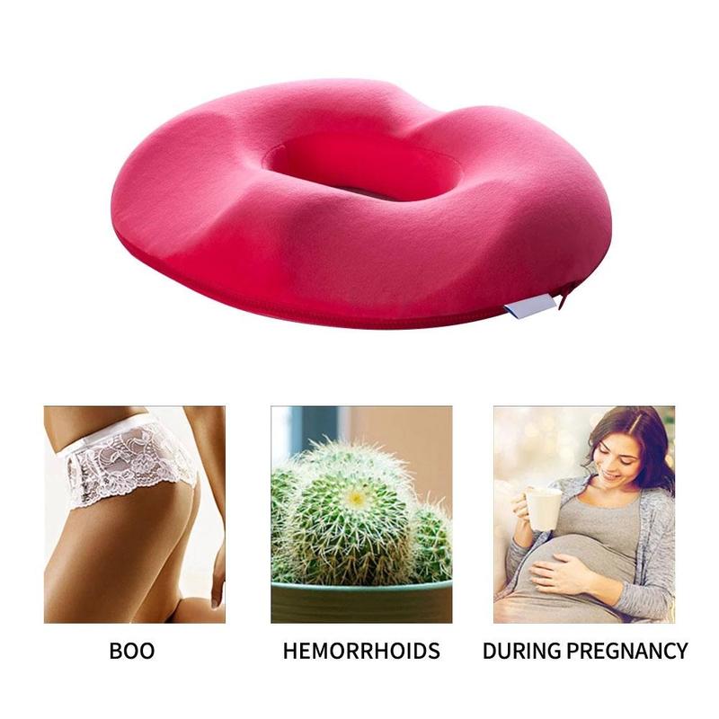 Wearclo | Donut Seat Cushion for Hemorrhoid & Coccyx Pain Relief