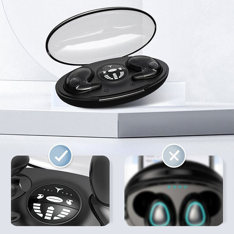 Wearclo | DreamWave™ | Invisible Wireless Sleep Headphones | IPX5 Waterproof Bluetooth 5.3 | Comfortable for Sleep & Travel