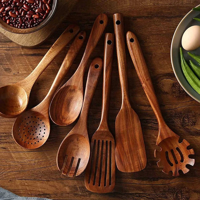 Wearclo | Ecochef – Teak Kitchen Utensil Set