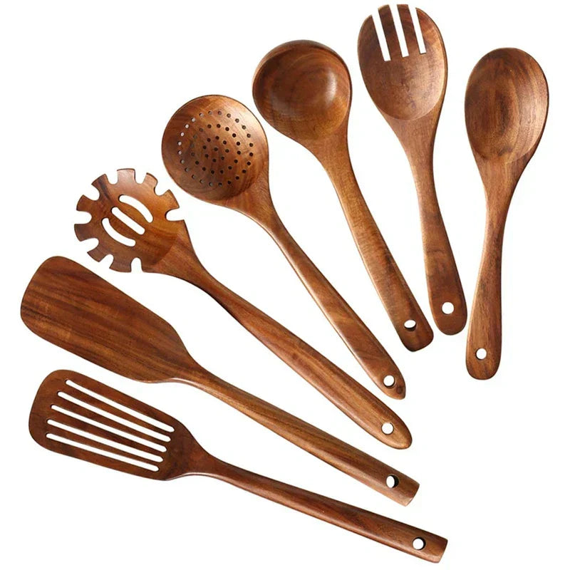 Wearclo | Ecochef – Teak Kitchen Utensil Set