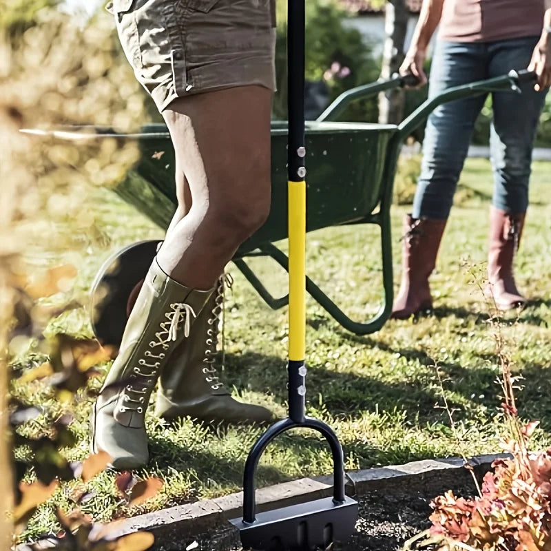 Wearclo | EdgeMaster Lawn Edger | Half-Moon Design with Wavy Edge | Manual Tool for Clean Lawn Edges & Beds