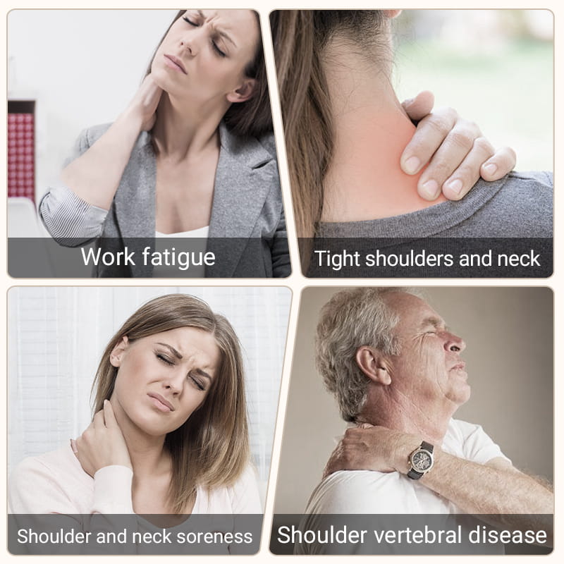 Wearclo | Electric Neck and Shoulder Heating Pad with Vibration