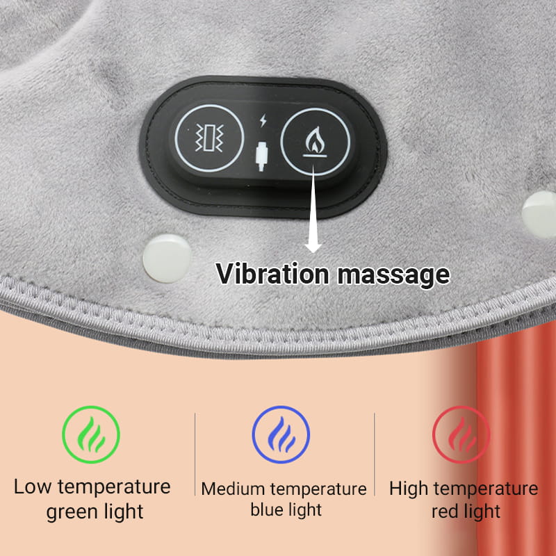 Wearclo | Electric Neck and Shoulder Heating Pad with Vibration