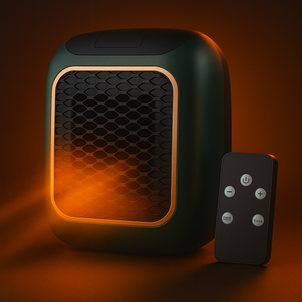 Wearclo | Electric Room Heater, Wall-Mounted, Portable Ceramic Room Heater