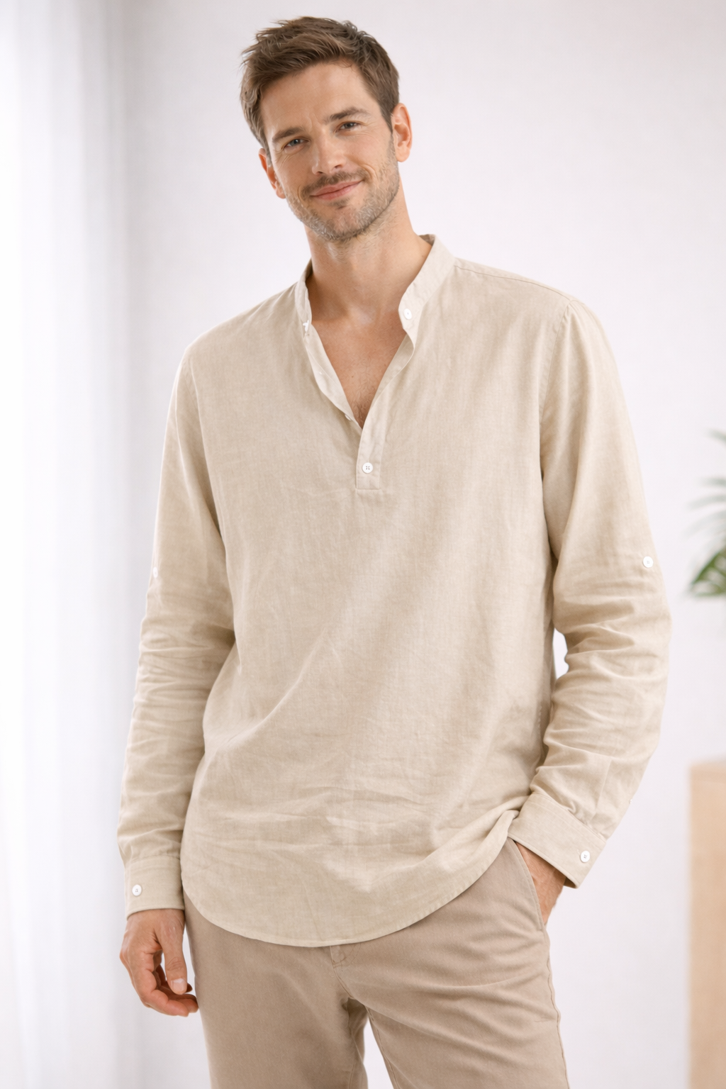 Wearclo – Elegant Shirt with Collar