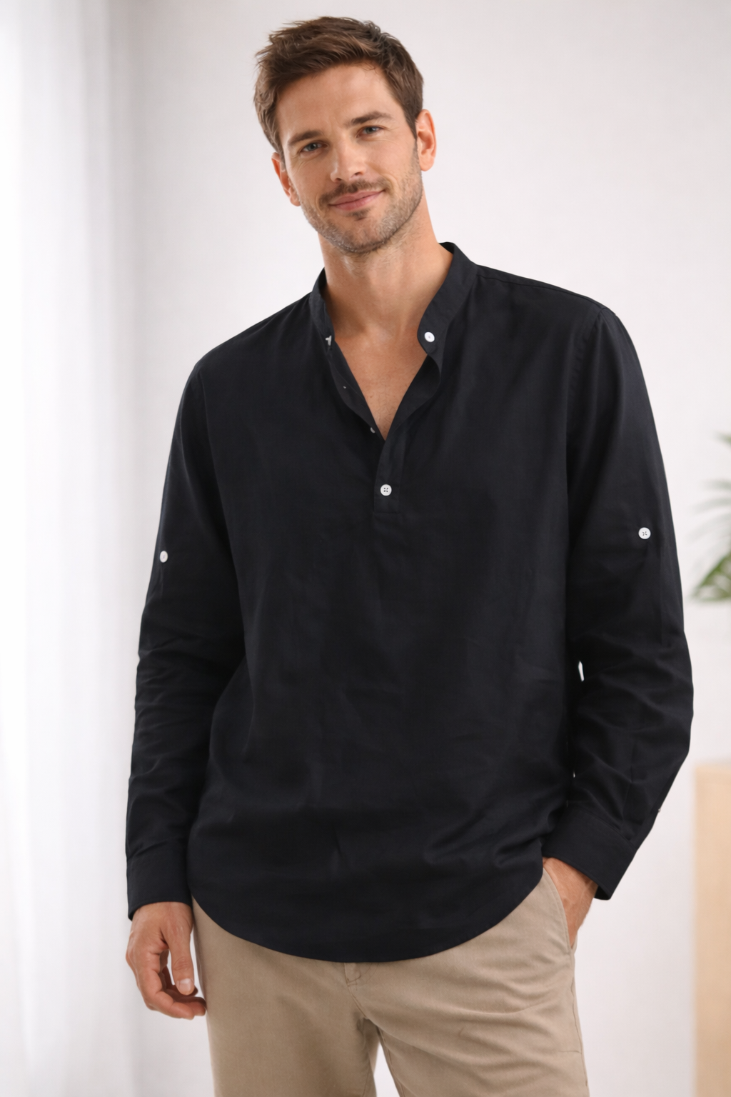 Wearclo – Elegant Shirt with Collar