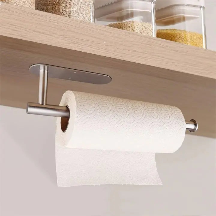 Wearclo | Elegant Wall Kitchen Paper Towel Holder – drill-free & space-saving