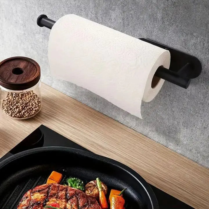 Wearclo | Elegant Wall Kitchen Paper Towel Holder – drill-free & space-saving