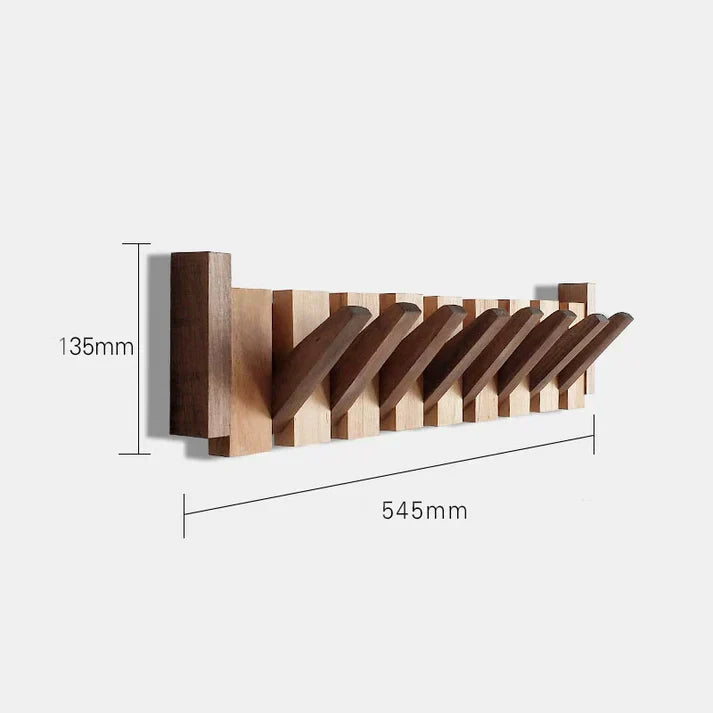 Wearclo | Elegant Wooden Coat Rack for Piano Hanging Clothes Storage