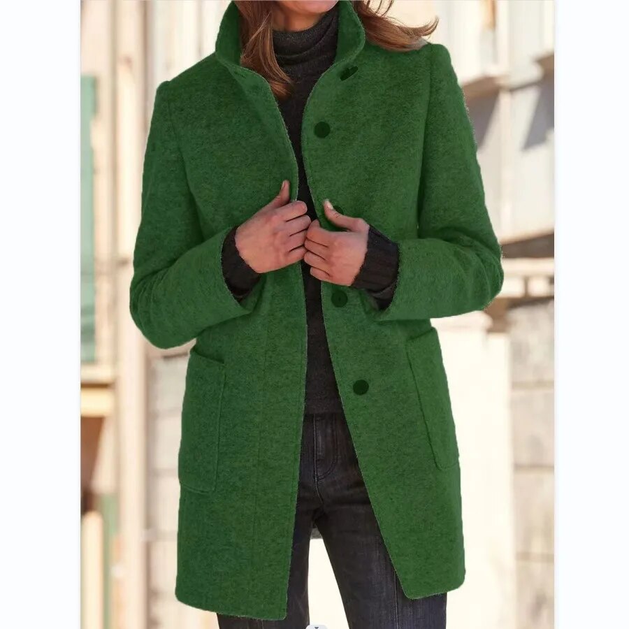 Wearclo - Elegant Wool Coat