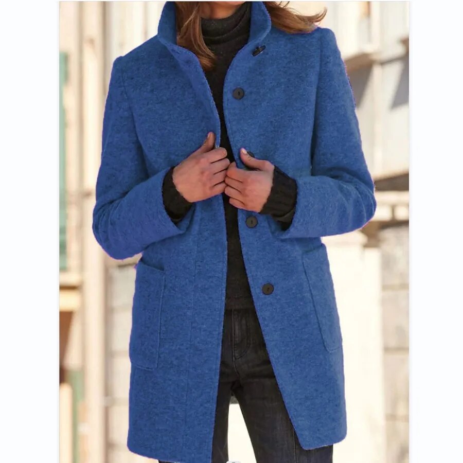 Wearclo - Elegant Wool Coat
