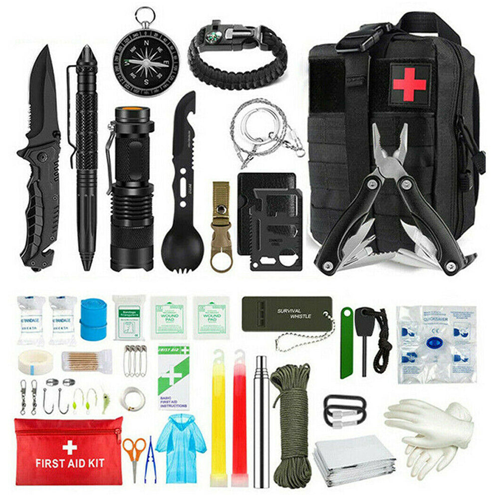 Wearclo | Emergency Survival Kit Equipment | Hiking, Camping, SOS Tools