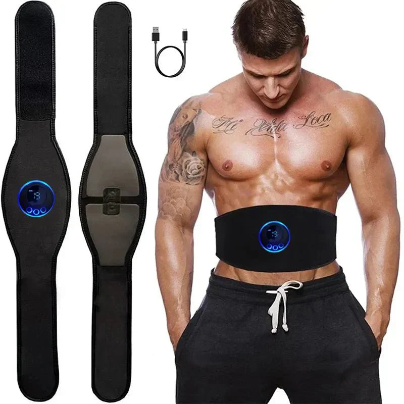 Wearclo | EMS Abs Trainer – 19-Level Abdominal Muscle Stimulator for Core Strengthening