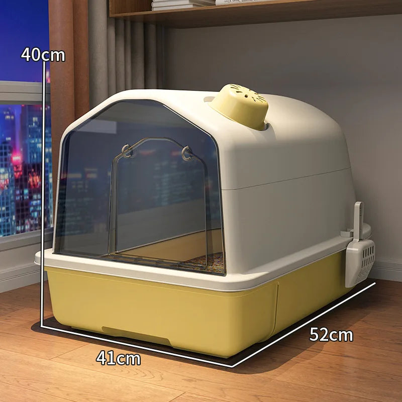 Wearclo | Enclosed Litter Box for Cats, Odor Control