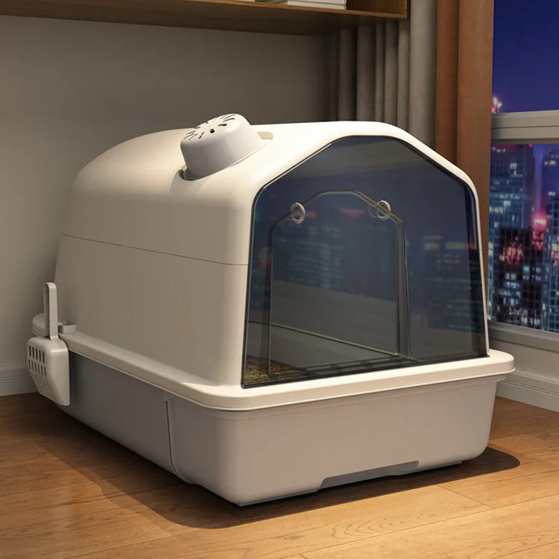Wearclo | Enclosed Litter Box for Cats, Odor Control
