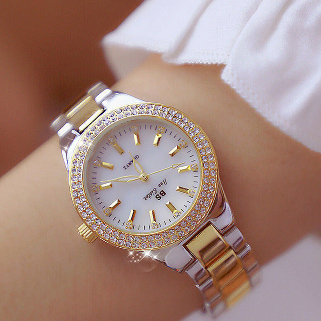 Wearclo | Esmée Women’s Stainless Steel Quartz Watch 32mm Silver