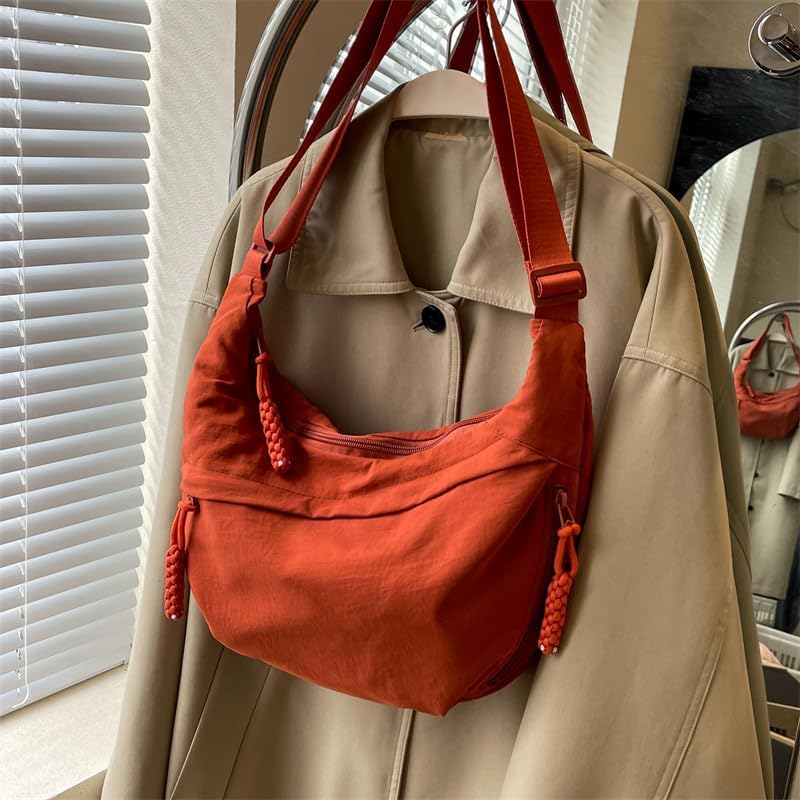Wearclo | EVERCARRY – Nylon shoulder bag with smart compartments for everyday use