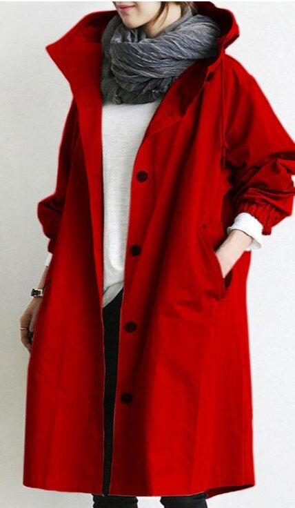 Wearclo | Fashionable Long Trench Coat Women Change Season 2023