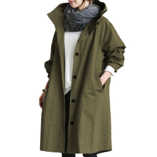 Wearclo | Fashionable Long Trench Coat Women Change Season 2023