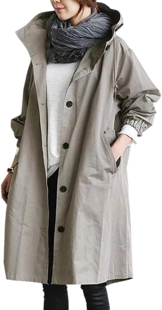 Wearclo | Fashionable Long Trench Coat Women Change Season 2023