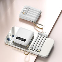 Wearclo | Fast Charge 20000mAh Mini Powerbank with Integrated Cables