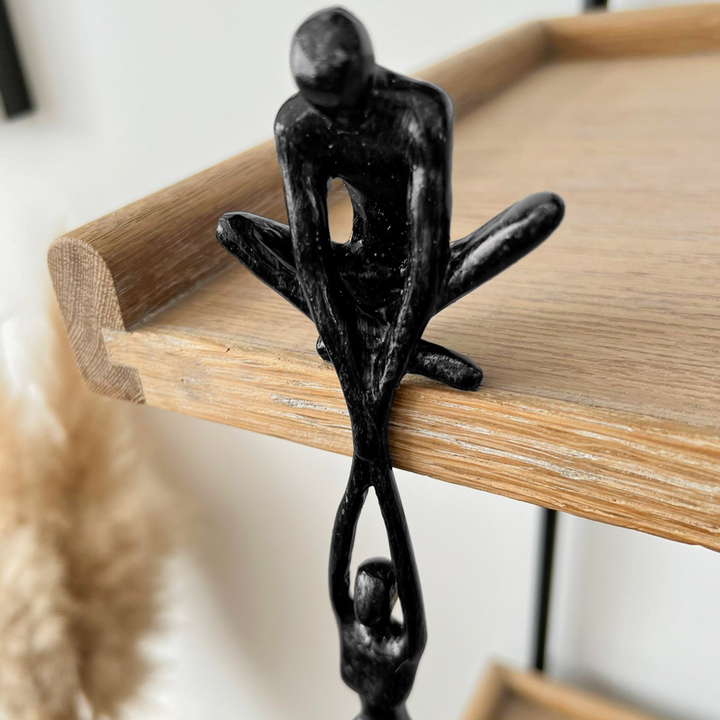 Wearclo | Figure Sculpture Helping Climbing Two Souls