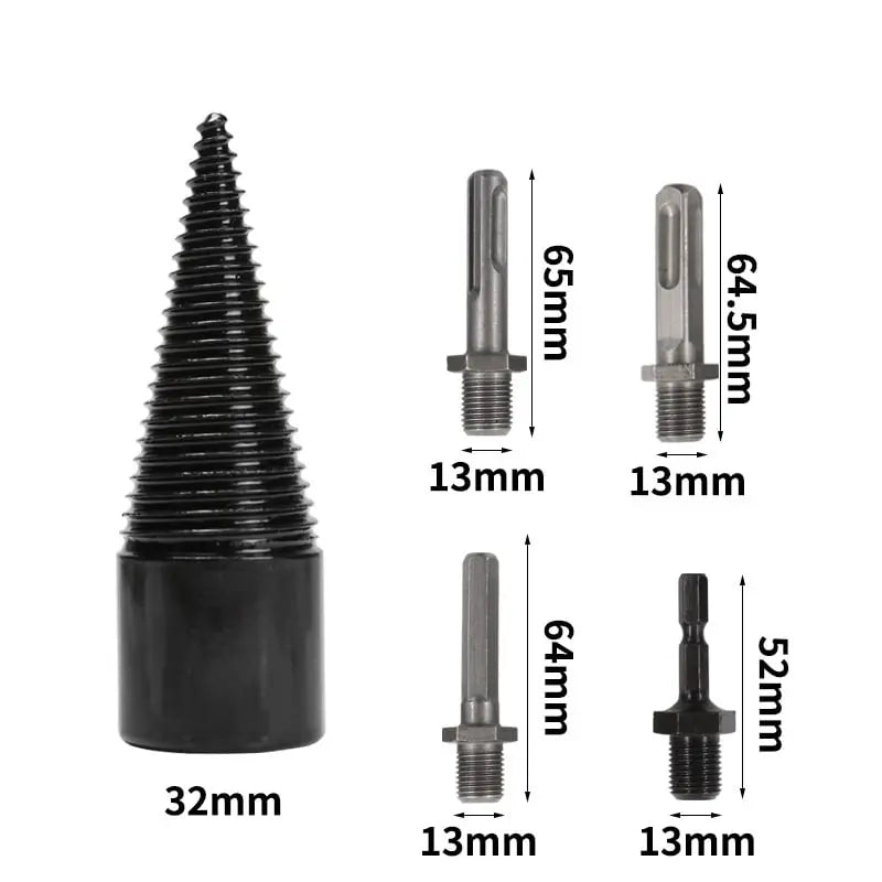 Wearclo | Firewood Drill Bit Set – Split wood easily with the cordless drill