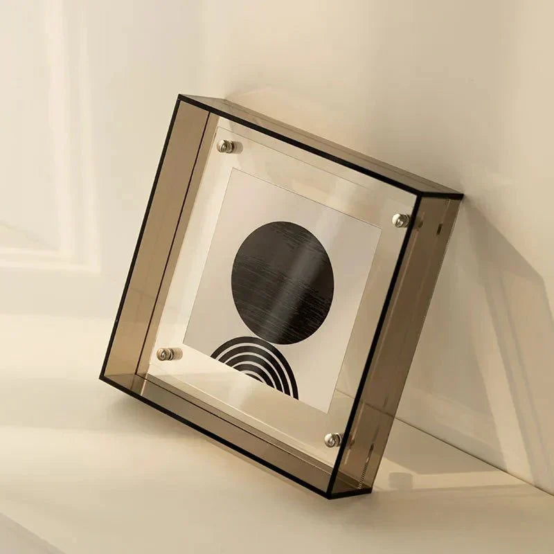 Wearclo | Floating Acrylic Picture Frame | Contemporary Design for Wall & Table