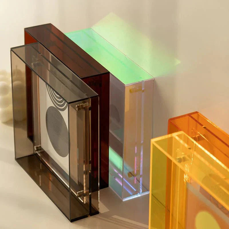 Wearclo | Floating Acrylic Picture Frame | Contemporary Design for Wall & Table