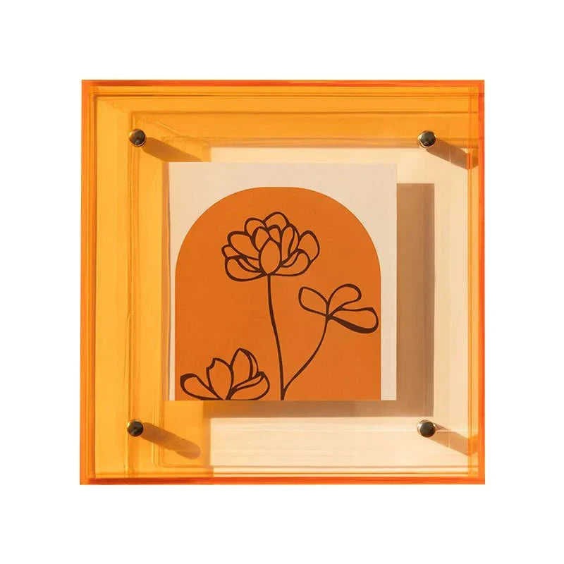 Wearclo | Floating Acrylic Picture Frame | Contemporary Design for Wall & Table