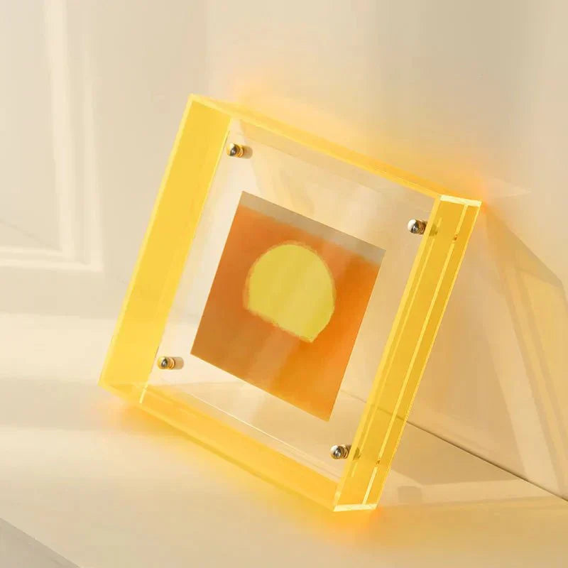 Wearclo | Floating Acrylic Picture Frame | Contemporary Design for Wall & Table
