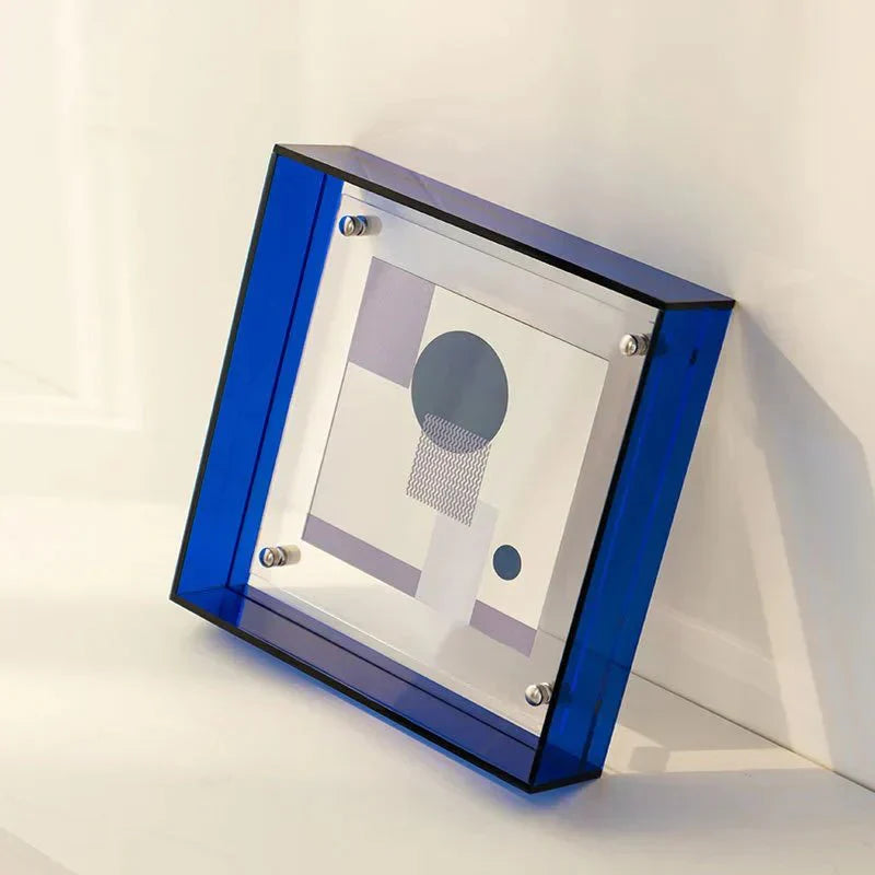 Wearclo | Floating Acrylic Picture Frame | Contemporary Design for Wall & Table