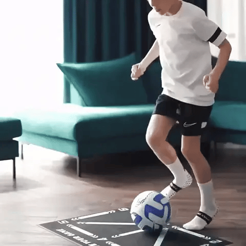 Wearclo | Football Pro Training Mat | Non-Slip, 2x2m Space for Skill Improvement and Home Training