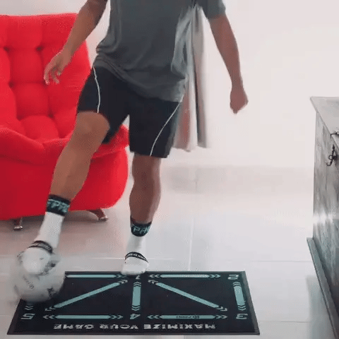 Wearclo | Football Pro Training Mat | Non-Slip, 2x2m Space for Skill Improvement and Home Training