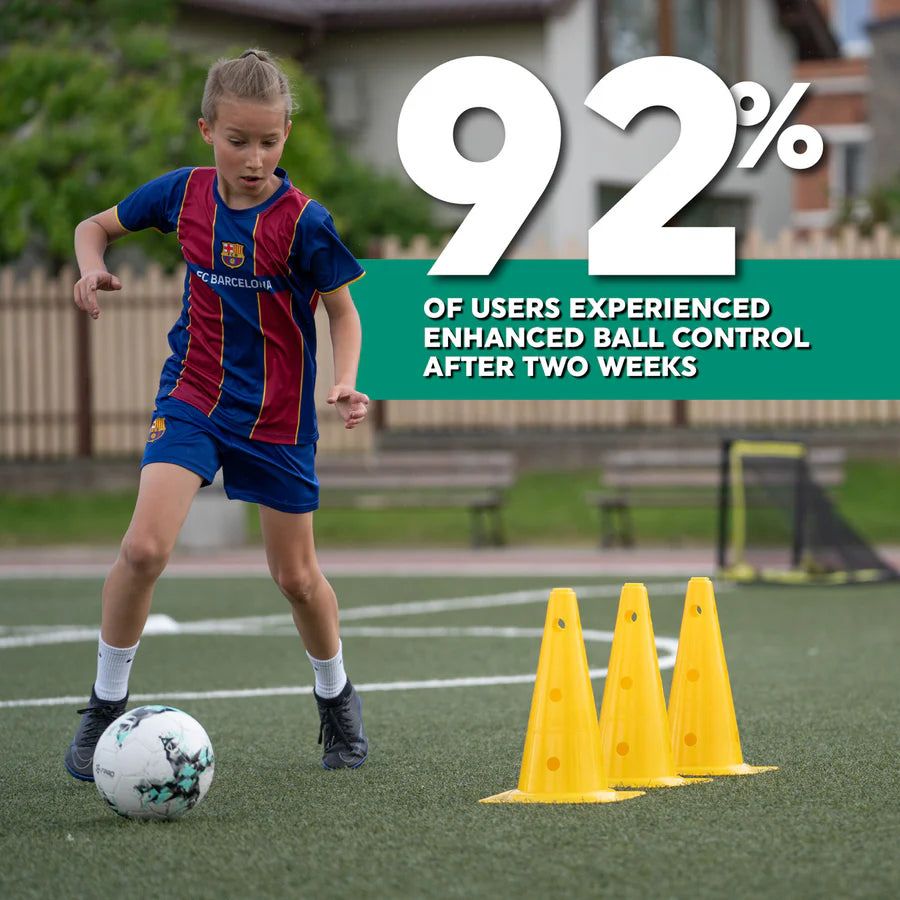 Wearclo | Football Pro Training Mat | Non-Slip, 2x2m Space for Skill Improvement and Home Training